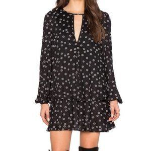 REVOLVE  Free People Beck Shift Dress Black Combo